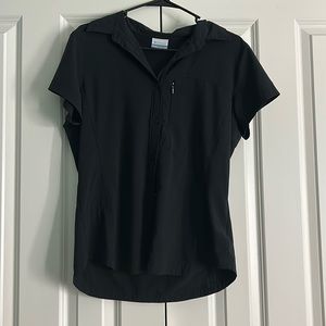 Columbia Button Down Shirt Black Medium
